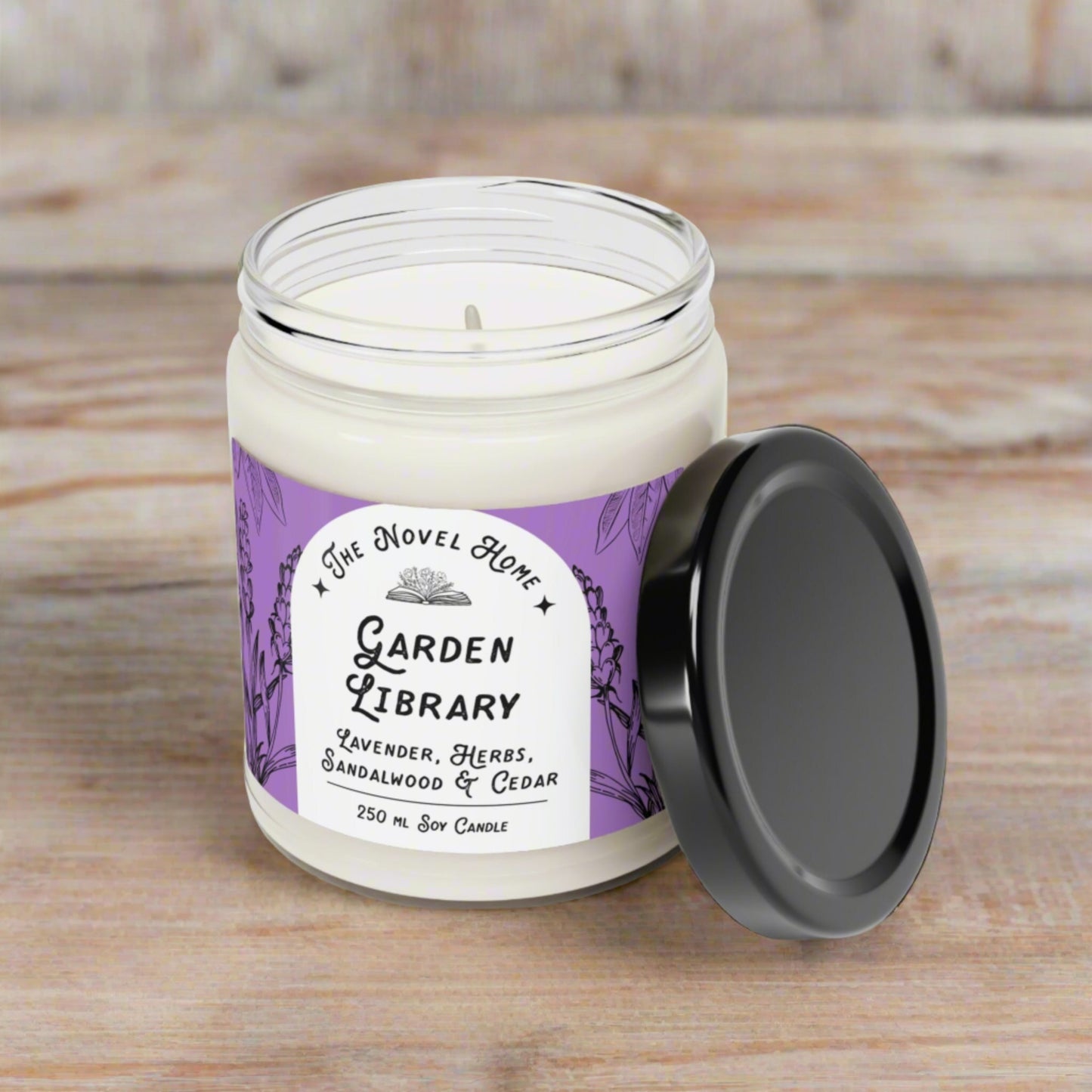 Garden Library Candle: Lavender White Sage