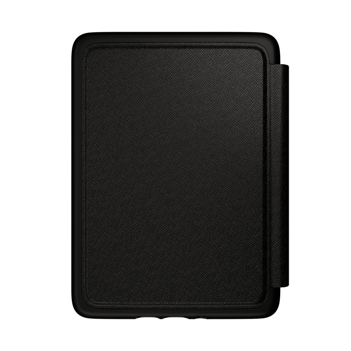 Black back of the personalized Kindle case