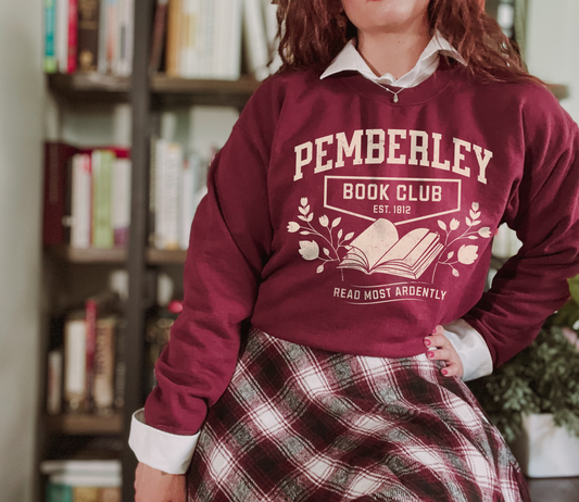 Pemberley Book Club Sweatshirt - Pride and Prejudice