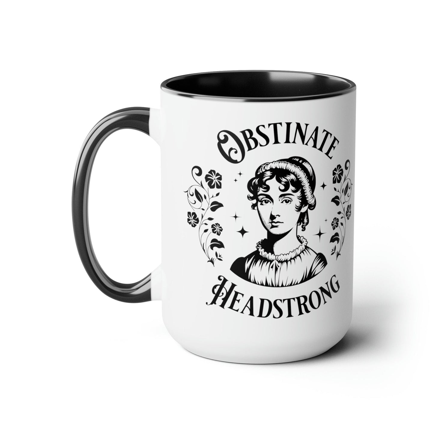 Jane Austen Mug "Obstinate, Headstrong"