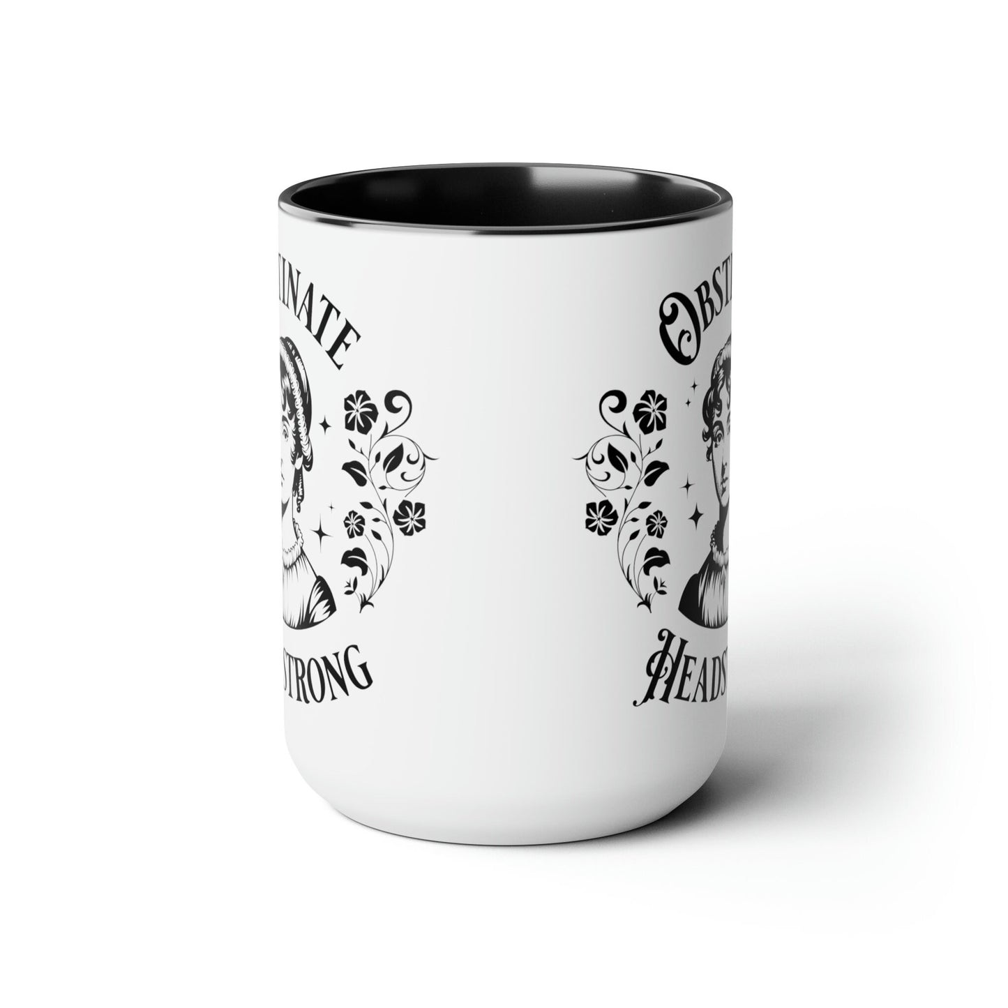 Jane Austen Mug "Obstinate, Headstrong"