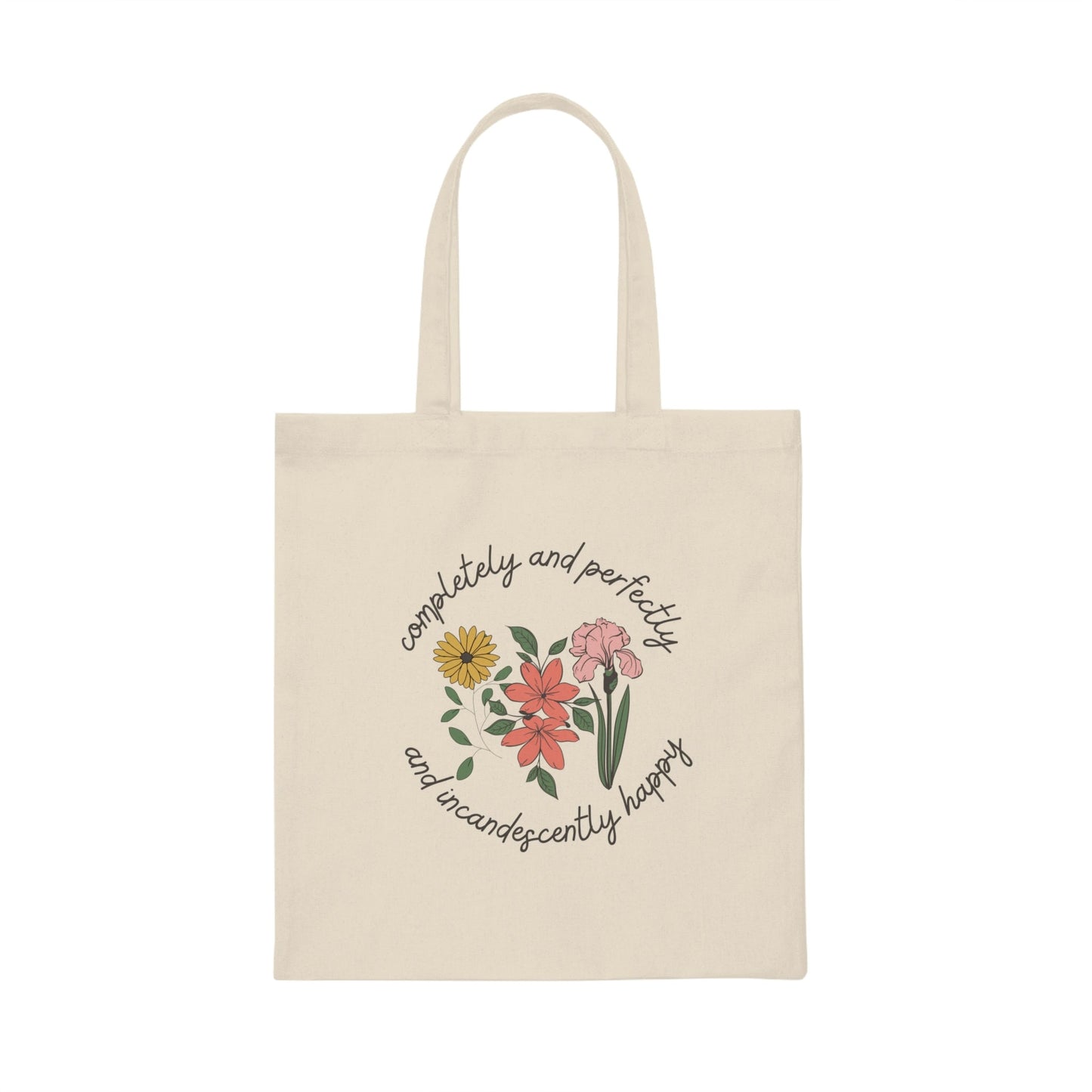 Pride and Prejudice Tote Bag "Incandescently Happy"